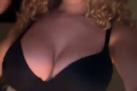 Kira Pregiato Sexy in Black Lingerie – Onlyfans video